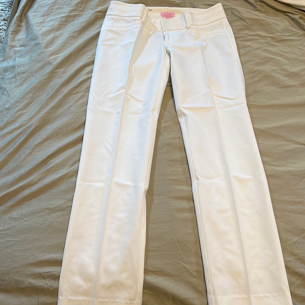 Lilly Pulitzer white trousers size 4 EUC